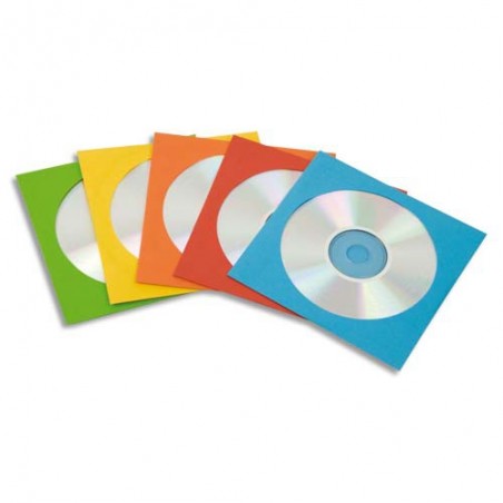 FEL L/50 ENVELOP PAPIER CD COUL 9068901