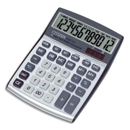 CTZ CALCULATRICE BUREAU CDC100 GRISE