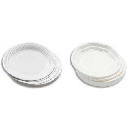 HUH S/100 ASSIET PLAST 21.5CM BLC 521002