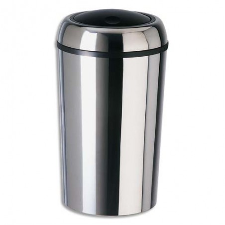 ROS POUBELLE SWINGY RONDE INOX 50L 59777