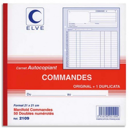 ELV CARN COMMANDE ATCP 21X21CM 50/2 2109