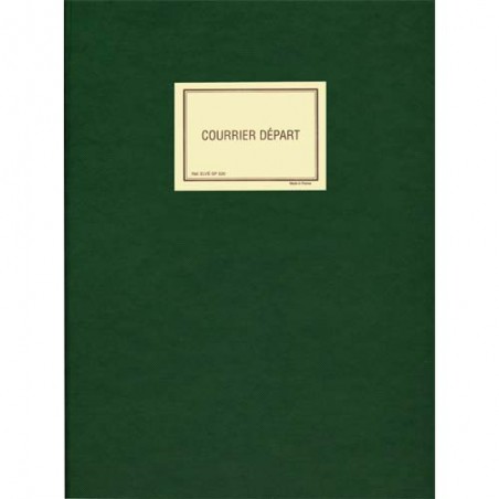 ELV REGISTRE COURRIER DEPART VERT SP520