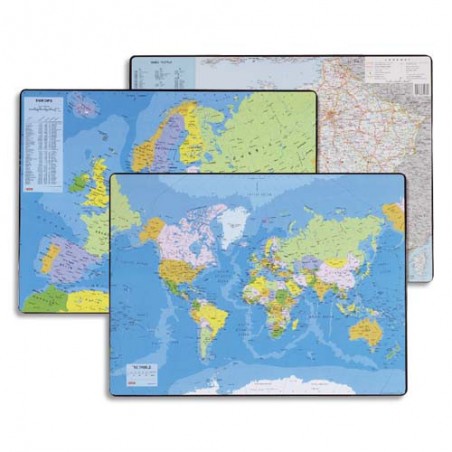 ESD SOUS MAIN PLANISPHERE 53X40 CM 32188