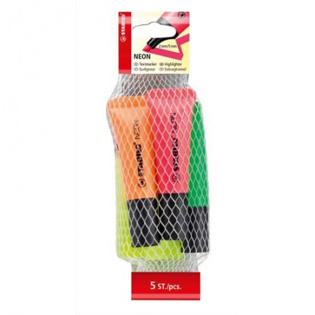 STA PACK/5 SURL BOSS NEON ASS 72/5-1