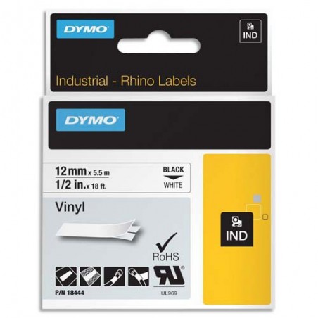 DYM RUB RHINO 12MM VINYL NR/BLC 18444