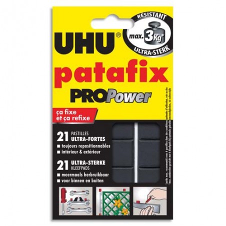 UHU E/21 PASTILL PATAFIX POWER PRO 38145