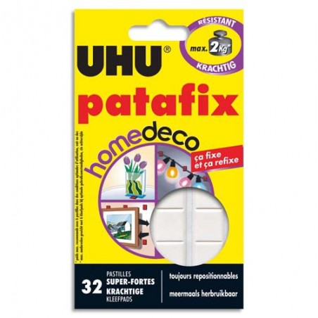 UHU E/32 PASTILL PATAFIX HOMEDECO 38150