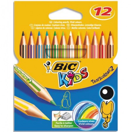 BIC ET/12 CRAY TROPICOLOR2 ASS 83256611