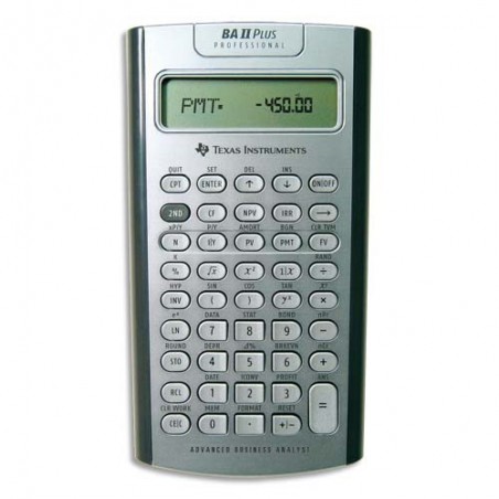 TEX CALC BAII-PLUS-PRO IIBAPRO/TBL/4E6/B