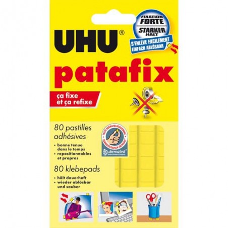 UHU 80PASTILLE ADHESIV PATAFIX J 50140