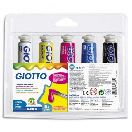 GTO BLS/5 TUBE GOUACHE 21ML ASS F065100