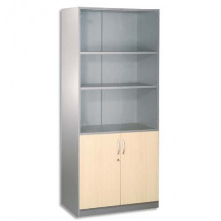 SMB BIBLIO HTE PTE BAS H180L80 ALU/ERAB