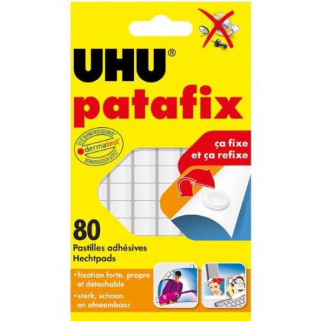 UHU 80PASTILLE ADHESIV PATAFIX BLC 04262