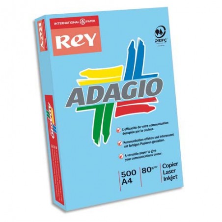 INA R/500F ADAG A4 80G BLEU VIF 8001557