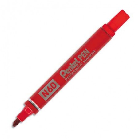 PEN MARQUEUR PERM PNTE BIS ROUGE N60-B