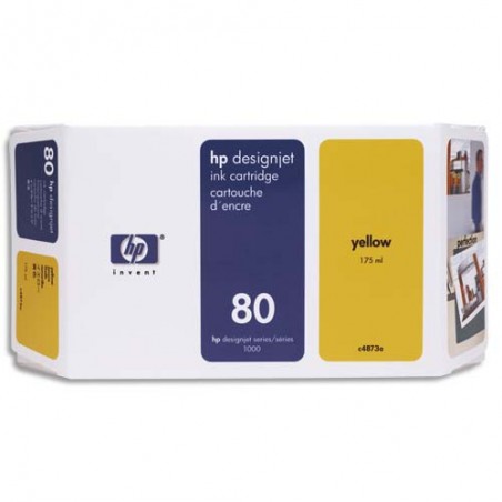 HWP CART JET ENCRE NO 80 JAUNE C4848A