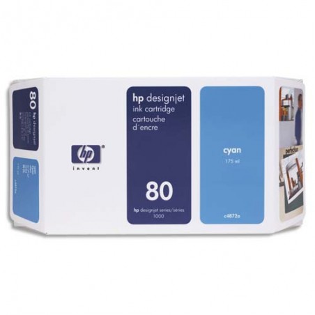 HWP CART JET ENCRE NO 80 CYAN C4846A