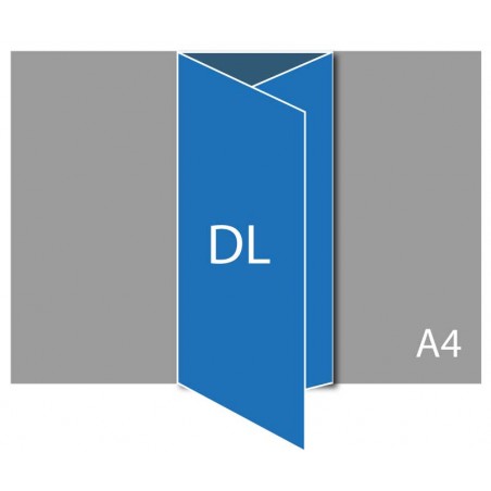 Dépliant DL (A4 plié en 3)