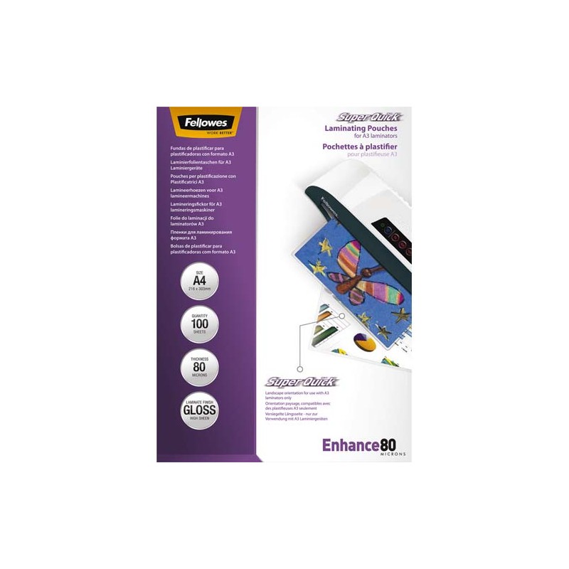 FEL B/100 POCH SUPERQUICK A4 80M 5440001 FEL B/100 POCH SUPERQUICK A4 80M 5440001