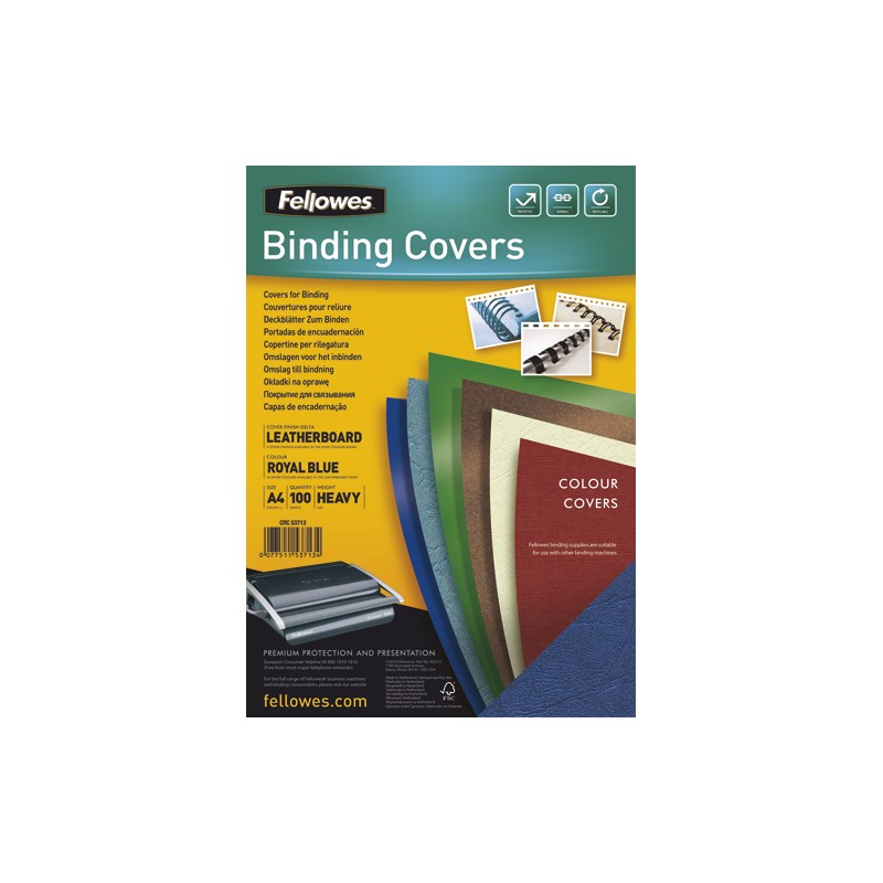 FEL B/100 COUV GR CUIR A4 BL ROY 5371305 FEL B/100 COUV GR CUIR A4 BL ROY 5371305