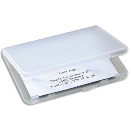 SIL ETUI CARTES VISIT TRANSPARENT VA140