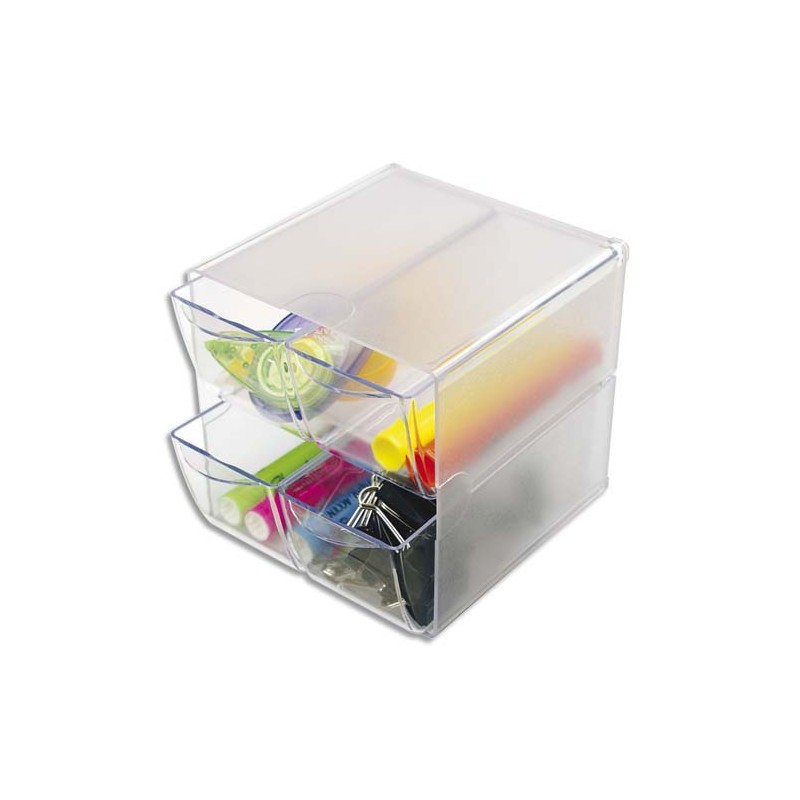 DEF CUBE RGT 4 TIROIRS CRISTAL 350301 DEF CUBE RGT 4 TIROIRS CRISTAL 350301