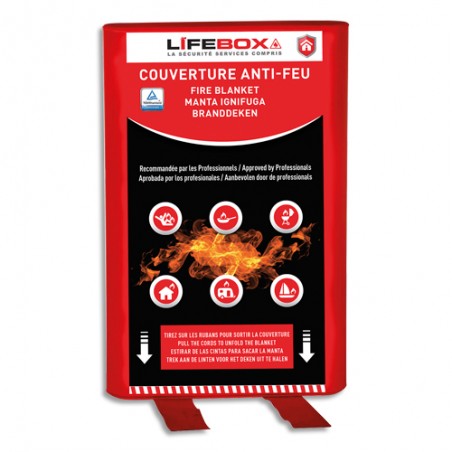 LFX COUVERTUR ANTIFEU 120X120CM G COUV01