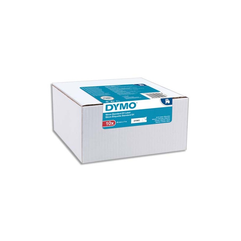 DYM P/10 RUBAN D1 NR/BLC 19MMX7M 2093098 DYM P/10 RUBAN D1 NR/BLC 19MMX7M 2093098