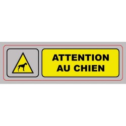 VIS PLAQUE SIGNALQ ATTENTION CHIEN S31