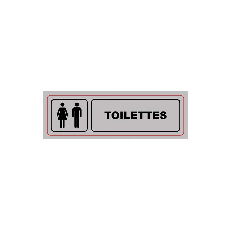 VIS PLAQUE SIGNALQ TOILETTES H/F S24