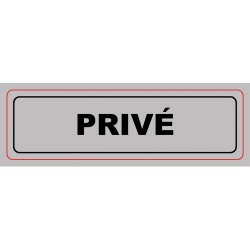 VIS PLAQUE SIGNALQ PRIVE S14