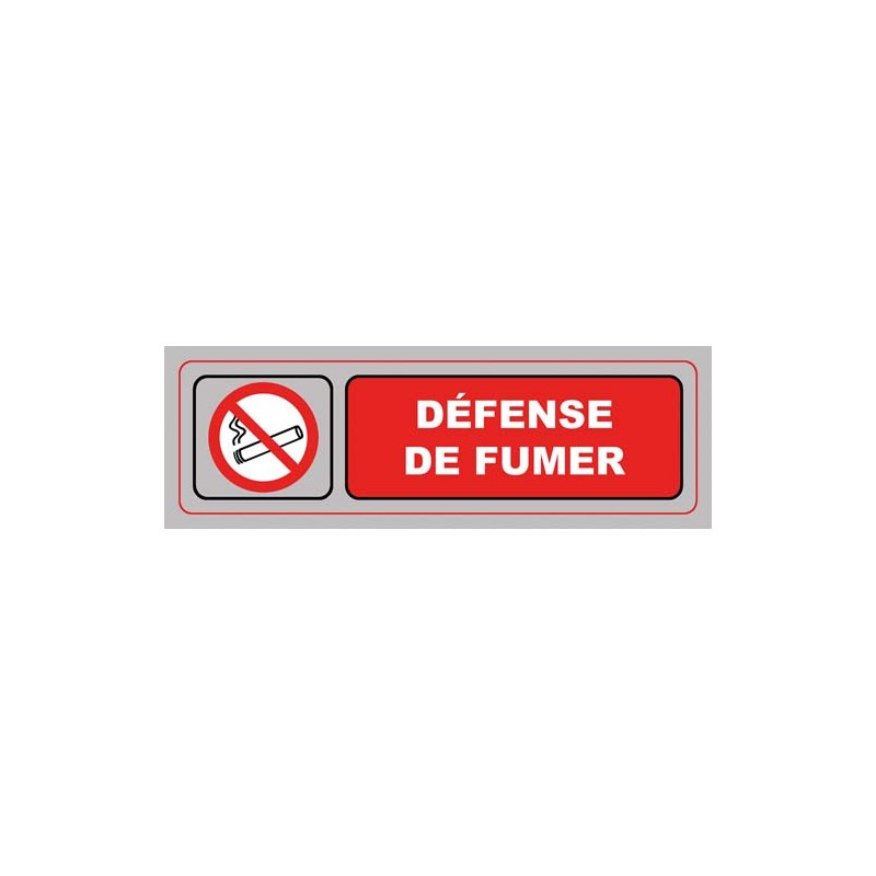 VIS PLAQUE SIGNALQ DEFENSE FUMER S35 VIS PLAQUE SIGNALQ DEFENSE FUMER S35