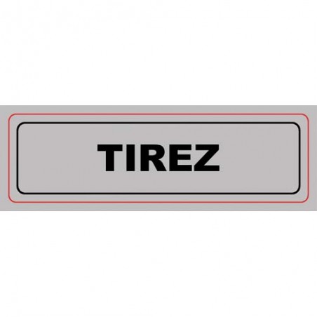 VIS PLAQUE SIGNALQ TIREZ S28