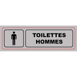 VIS PLAQUE SIGNALQ TOILETTES HOMMES S32