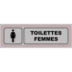 VIS PLAQUE SIGNALQ TOILETTES FEMMES S33