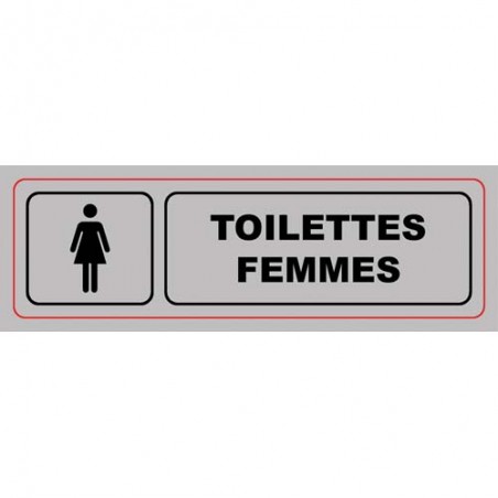 VIS PLAQUE SIGNALQ TOILETTES FEMMES S33