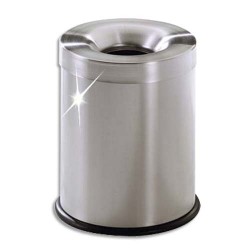 HYG POUBELLE INT ANTI FEU 15L INX 544AS