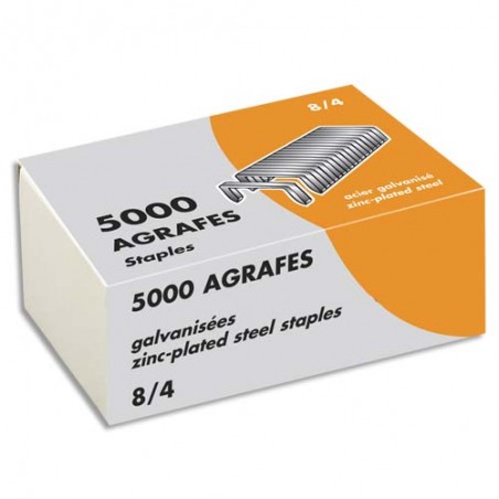 1ER B/5000 AGRAFES 8/4 GALVA FAF080173