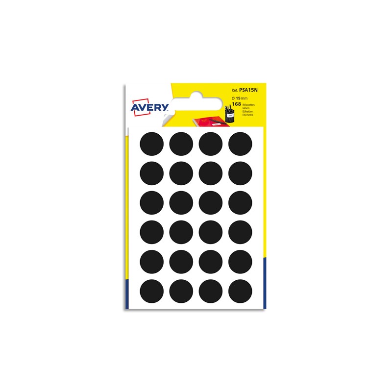 AVE S/168 PASTILLES D15MM NOIRE PSA15N AVE S/168 PASTILLES D15MM NOIRE PSA15N