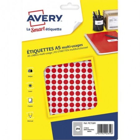 AVE S/2940 PASTILLES D8MM RGE PET08R