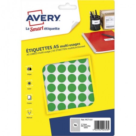 AVE S/960 PASTILLES D15MM VT PET15V