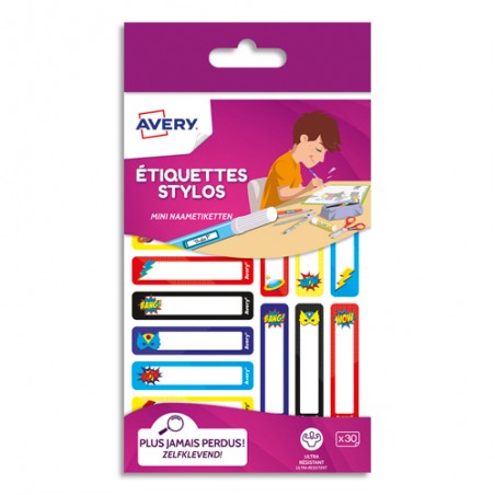 AVE S/30 ETIQ STYLO SUPER HEROS RESMI30H