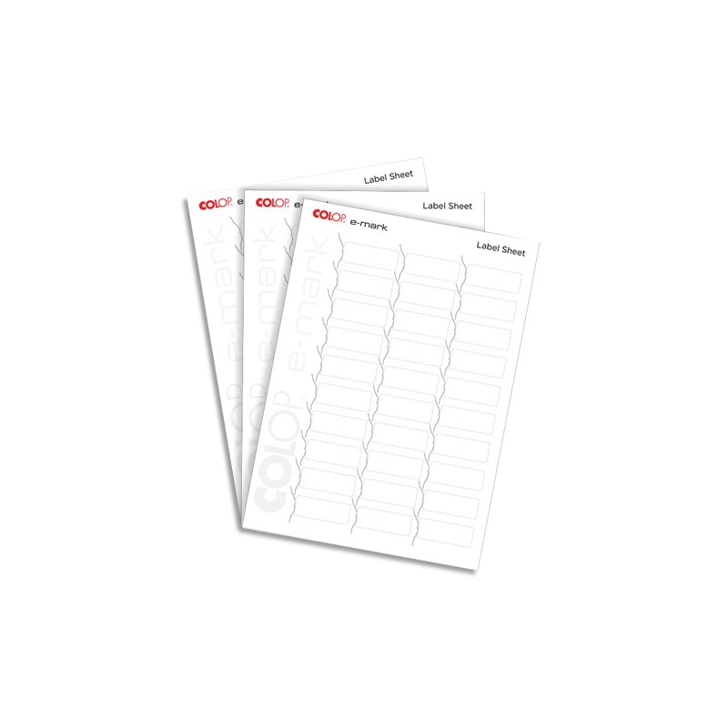 COP ETIQU ADHESIVES COLOP POUR E-MARK COP ETIQU ADHESIVES COLOP POUR E-MARK