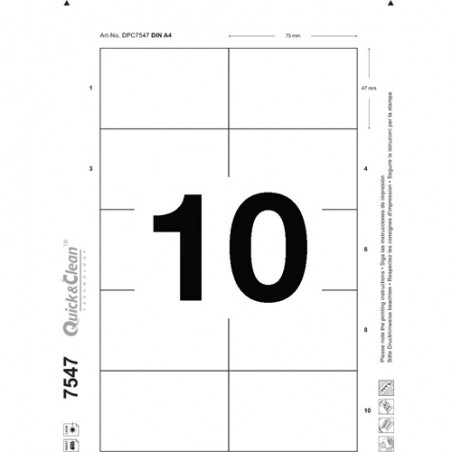 AVE B/100 INSERT BADGE 47X75 7547