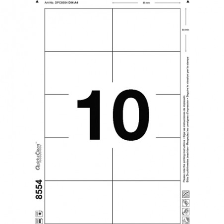 AVE B/100 INSERT BADGE 54X85 8554