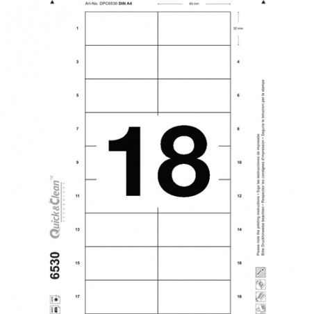 AVE B/180 INSERT BADGE 30X65 6530