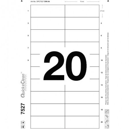 AVE B/200 INSERT BADGE 27X75 7527