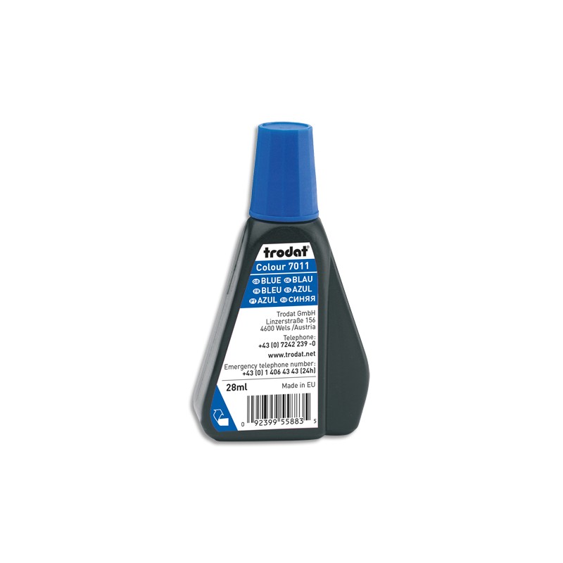 TRO FLACON ENCRE 28ML BLEUE 7011B TRO FLACON ENCRE 28ML BLEUE 7011B