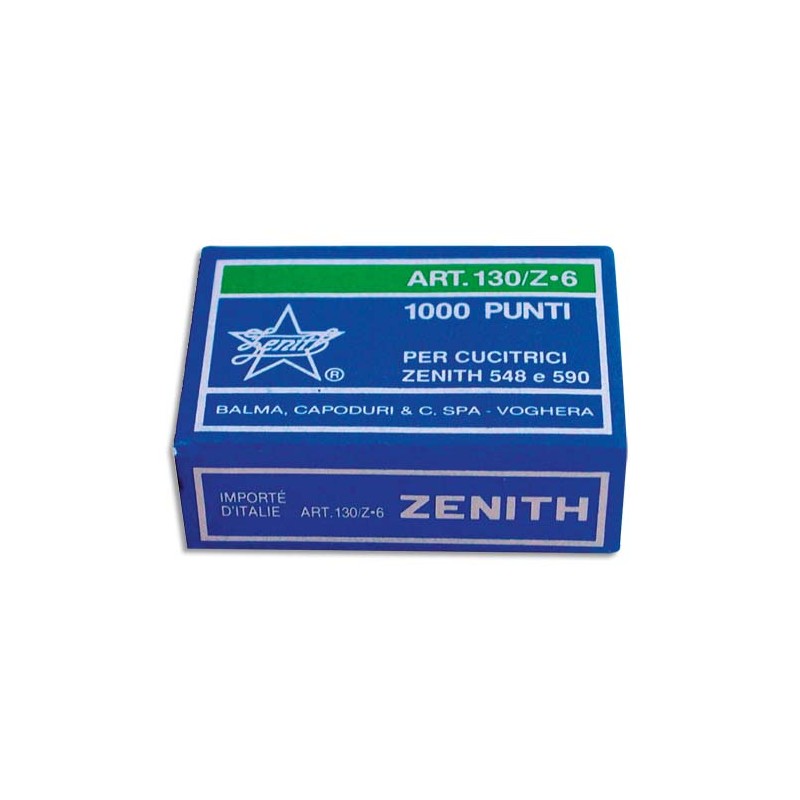 ZEN B/1000 AGRAFES ZENITH 6/6 ZT130Z6 ZEN B/1000 AGRAFES ZENITH 6/6 ZT130Z6