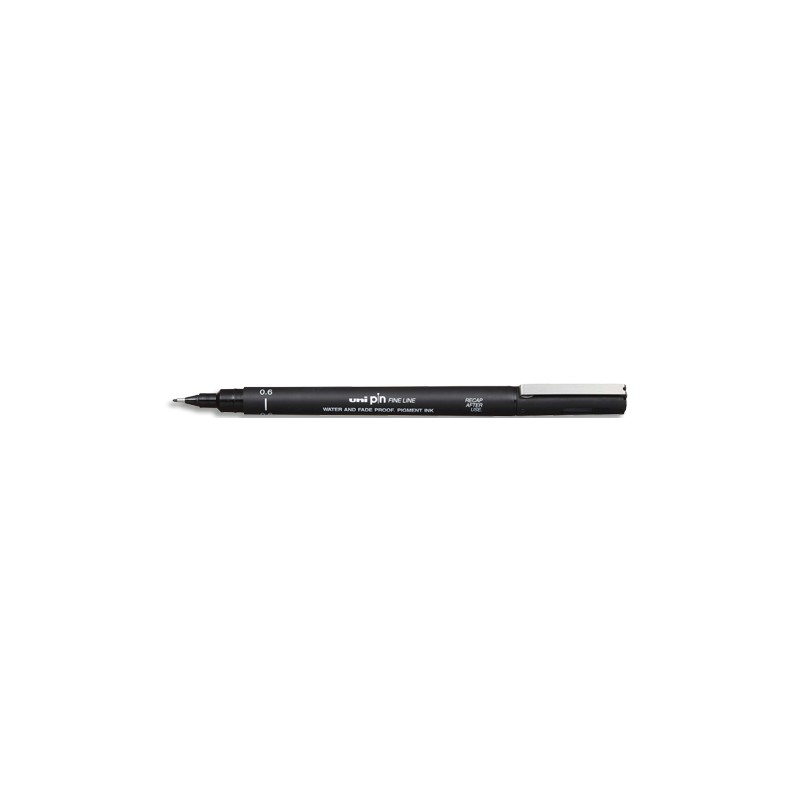 UNI FEUTRE POINTE 0.6MM NOIR 06200 N UNI FEUTRE POINTE 0.6MM NOIR 06200 N